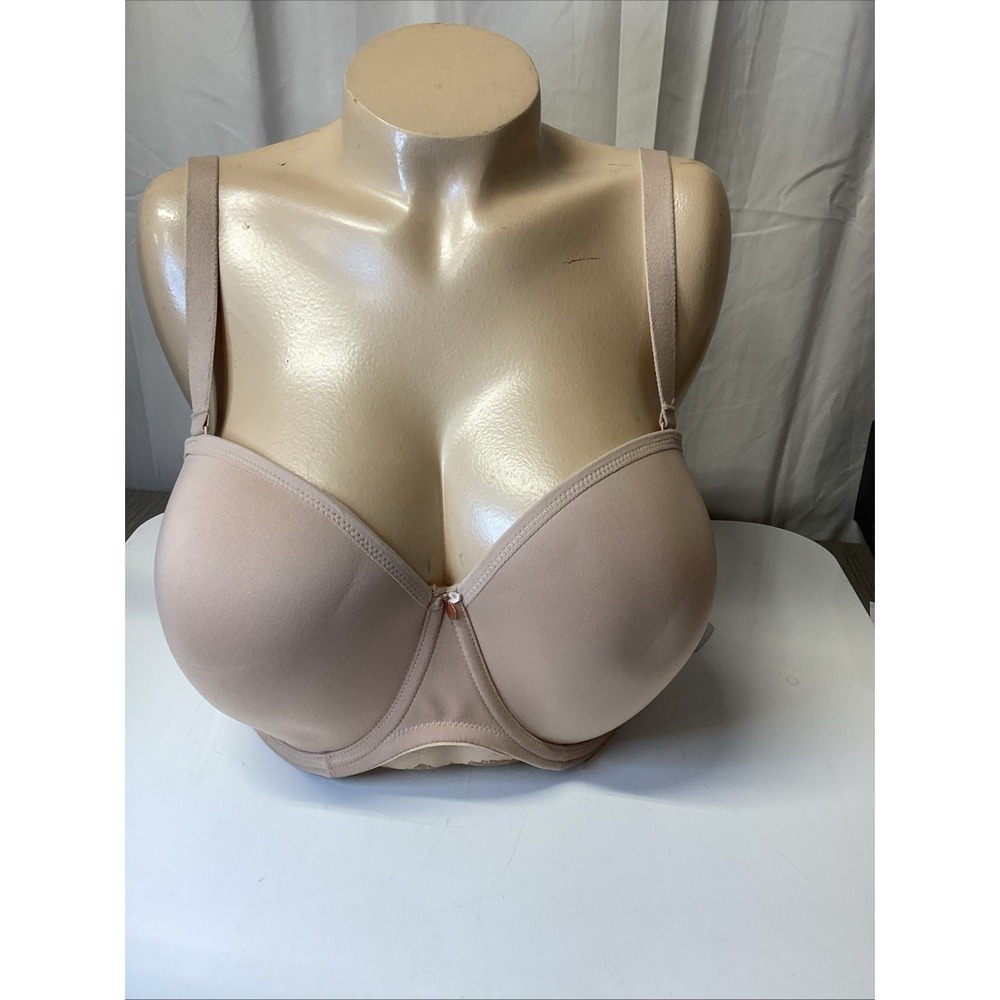 ELOMI SMOOTH UNDERWIRE MOULDED NON-PADDED T-shirt BRA beige 32k Style EL4300